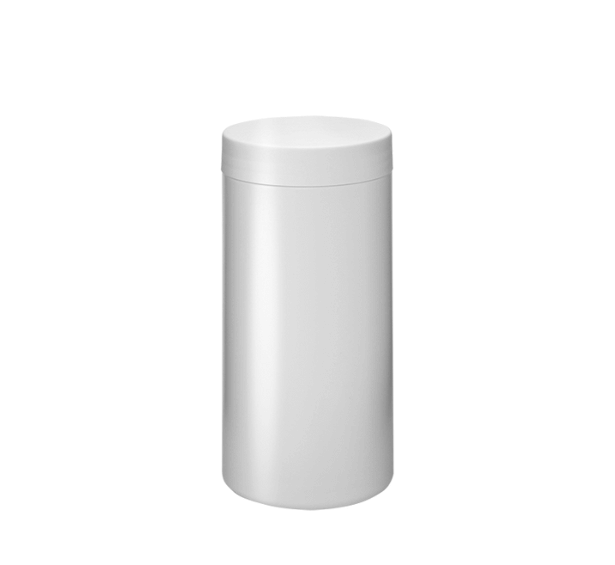 Pot cylindrique 400ml 63CT HDPE blanc #2